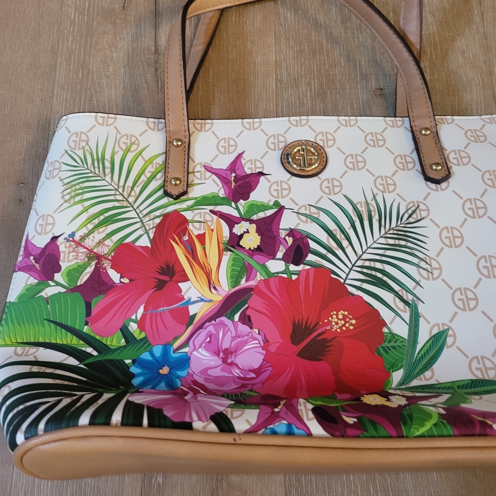 Giani Bernini Botanical Flora Medium Tote